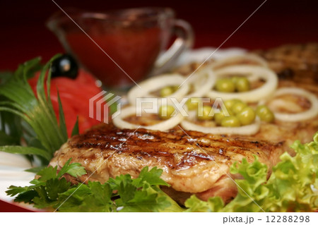 Meat on the plate 12288298