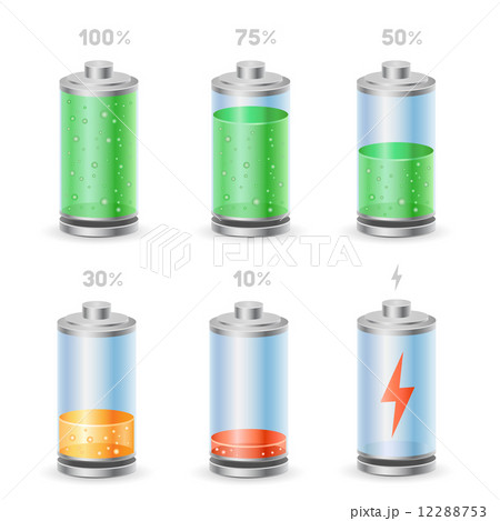 battery icon set 12288753