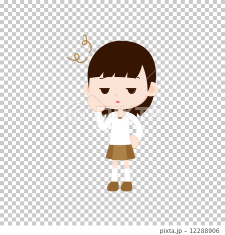 女の子 上半身 不満 女の子 上半身 不満 12288906