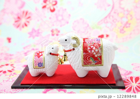 未年 年賀状素材 未年 年賀状素材 12289848