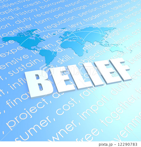 Belief world map Belief world map 12290783