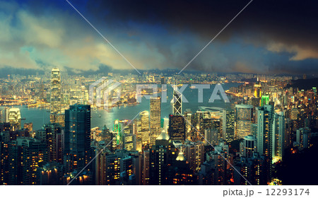 Hong Kong island from Victoria's Peak Hong Kong island from Victoria's Peak 12293174