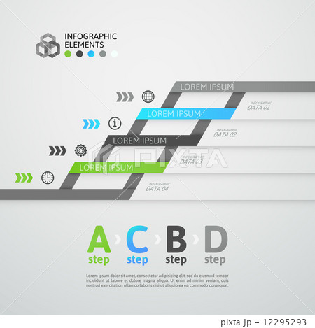 Modern business step origami style options banner Modern business step origami style options banner 12295293
