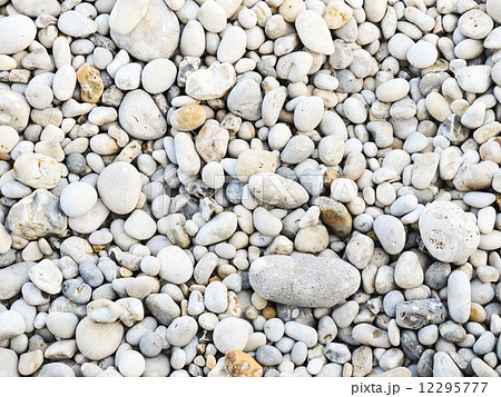 stone pebble on beach of Etretat 12295777