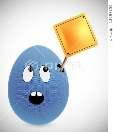 egg showing sign board 12297250