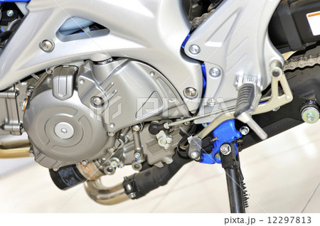 motorcycle engine close-up 12297813