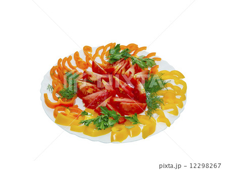 sliced ​​vegetables 12298267