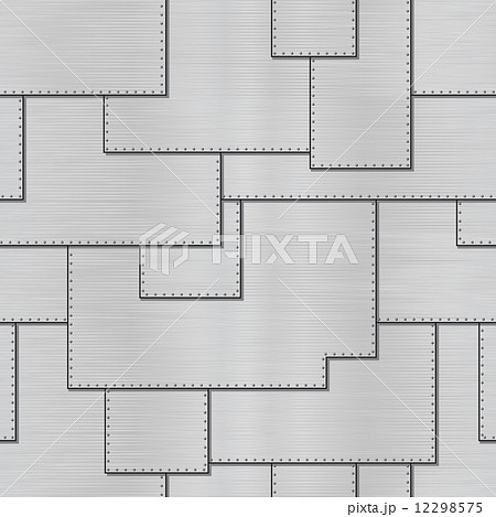 Vector texture - steel sheets with rivets Vector texture - steel sheets with rivets 12298575