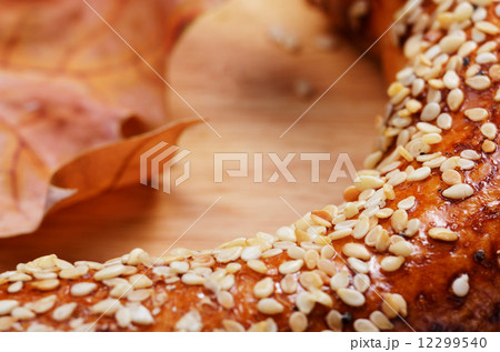 Wheat pretzel with sesame Wheat pretzel with sesame 12299540