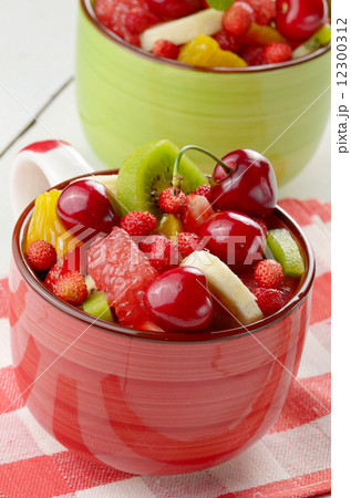 Cups with fruits Cups with fruits 12300312