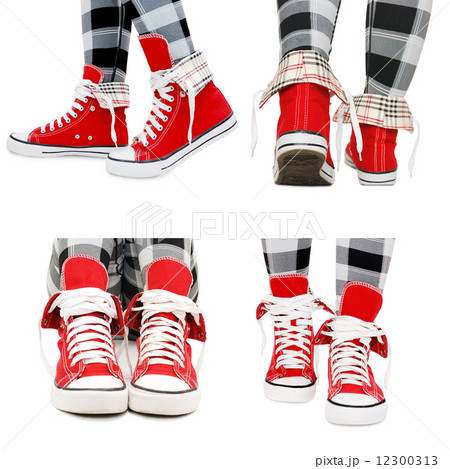 Red sneakers Red sneakers 12300313