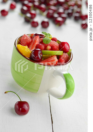 Cup with fruits Cup with fruits 12300486