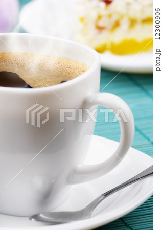 Dessert cake and coffee Dessert cake and coffee 12300906
