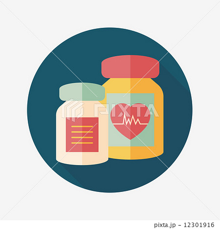 supplements drug flat icon with long shadow,eps10 supplements drug flat icon with long shadow,eps10 12301916