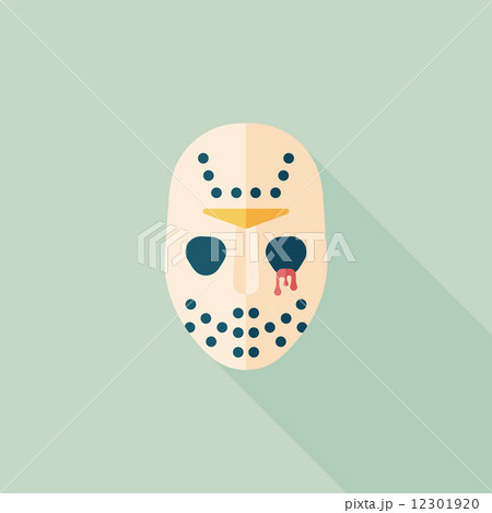 Halloween mask flat icon with long shadow,eps10 Halloween mask flat icon with long shadow,eps10 12301920