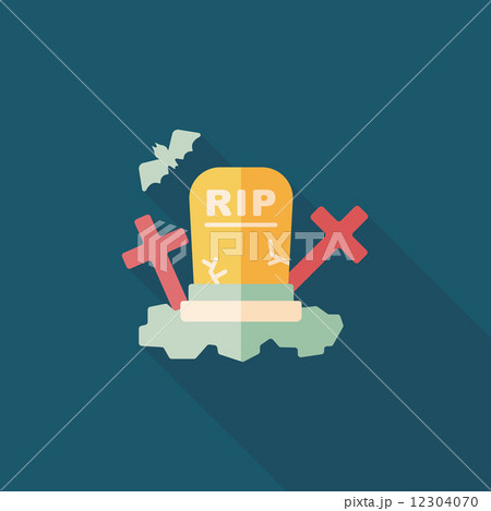 grave flat icon with long shadow,eps10 grave flat icon with long shadow,eps10 12304070