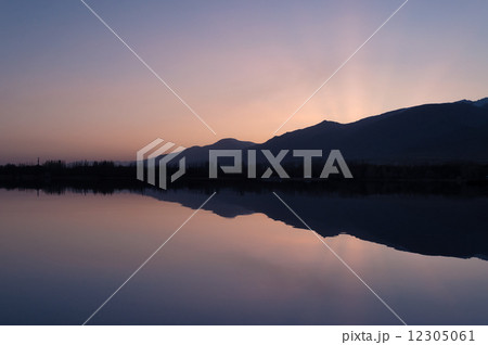 Sunset on the Issyk-Kul 12305061