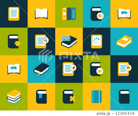 Flat icons set 21 12305419