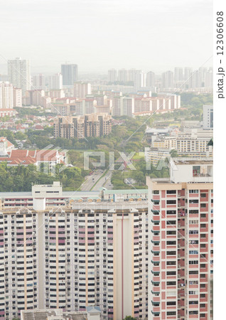 Residential buildings in Asia. 12306608