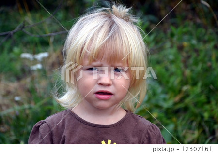 Gloomy little girl 12307161