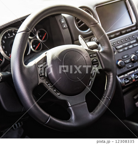 Interior of the sports car 12308335