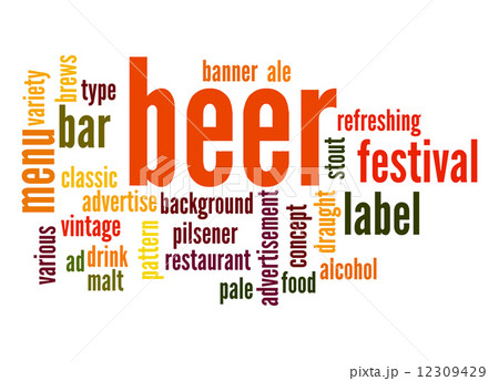 Beer word cloud Beer word cloud 12309429