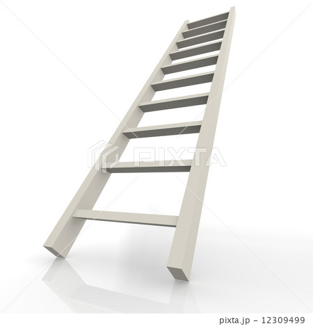 White ladder White ladder 12309499