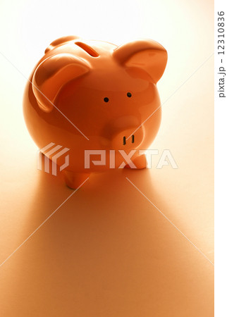 Backlit pink piggy bank Backlit pink piggy bank 12310836