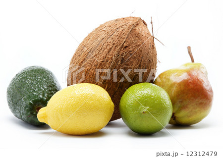 fruits isolated on a white background. 12312479