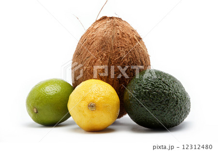 fruits isolated on a white background. 12312480