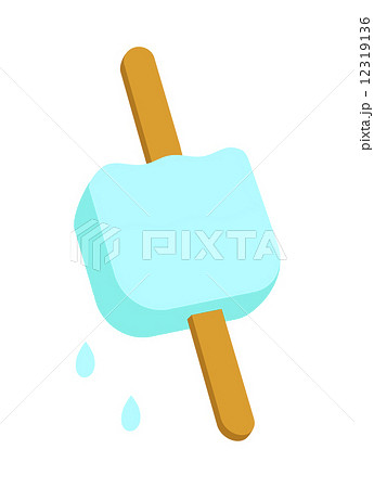食べかけのアイスのイラスト素材 12319136 Pixta