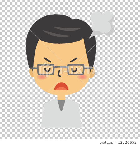 父親 怒る 怒りのイラスト素材