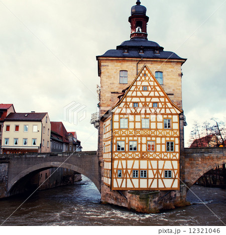 The Old Town Hall in Bamberg(Germany) in winter 12321046