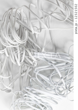 White tangled wires 12321502