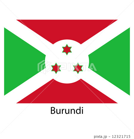 Flag of the country burundi. Vector illustration. Flag of the country burundi. Vector illustration. 12321715