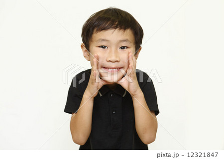 声をかける男の子 12321847