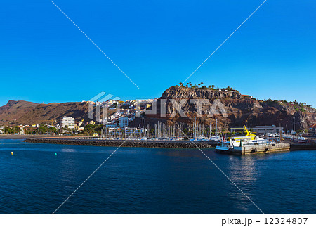 Port and town San Sebastian - La Gomera Island - Canary 12324807