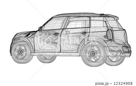 car 3D model 12324908