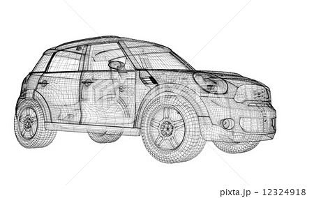 car 3D model car 3D model 12324918
