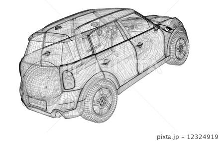 car 3D model car 3D model 12324919