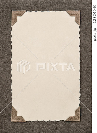 photo card with corner frame. retro style photo album 12324946
