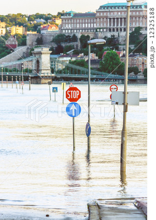 Flooded terrain in Europe 12325188