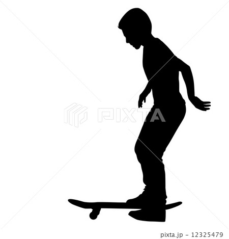 Set of skateboarders silhouette. Vector illustration. Set of skateboarders silhouette. Vector illustration. 12325479