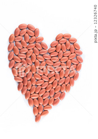 Heart shape of Red medical pills Heart shape of Red medical pills 12326740