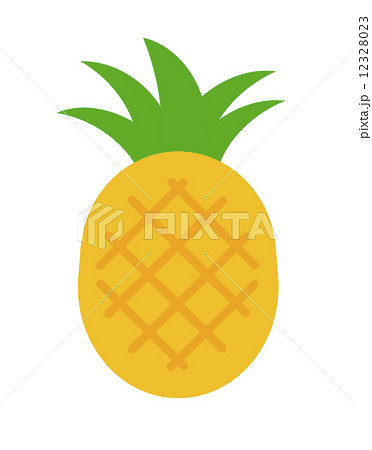 パイナップルのイラスト素材 12328023 Pixta