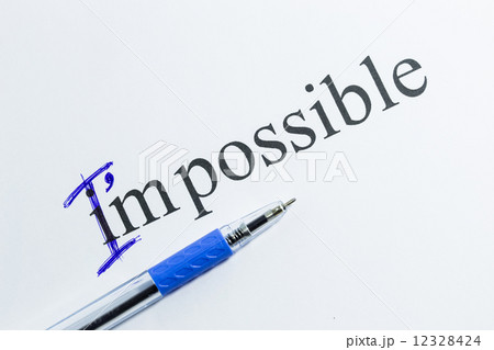 Change the word impossible to I am possible 12328424