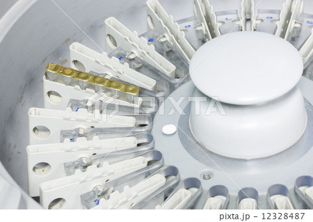 electronic medical blood centrifuge in laboratory 12328487