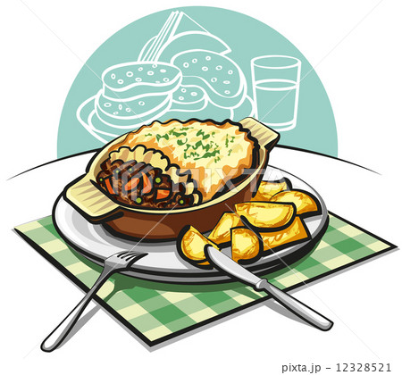 shepherds pie with sauteed potatoes 12328521