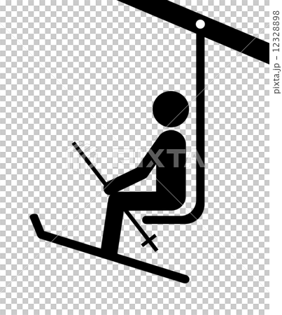 スキーのリフト 12328898