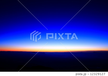 北アルプス唐松岳からの日の出 12329127